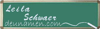 Leila Schwaer Visitenkarte